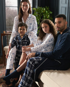 Women’s Twill Pajama Set in Chalet Toile
