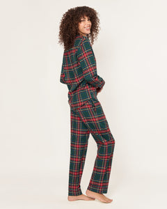 Women’s Brushed Twill Pajama Set in Kensington Tartan