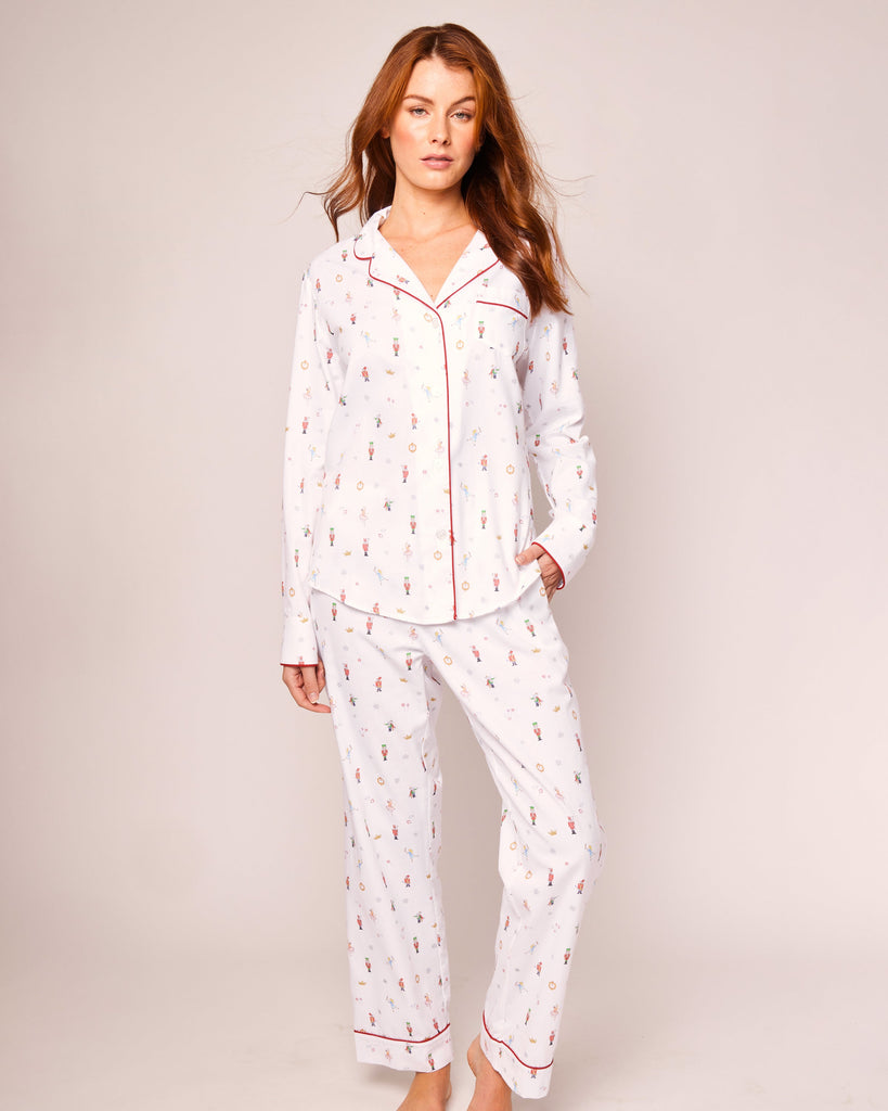 Women s Twill Pajama Set in A Night at the Nutcracker