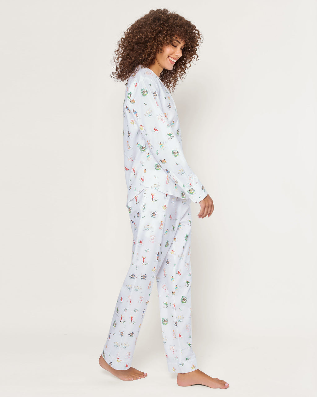 Women’s Twill Pajama Set in 12 Days of Christmas