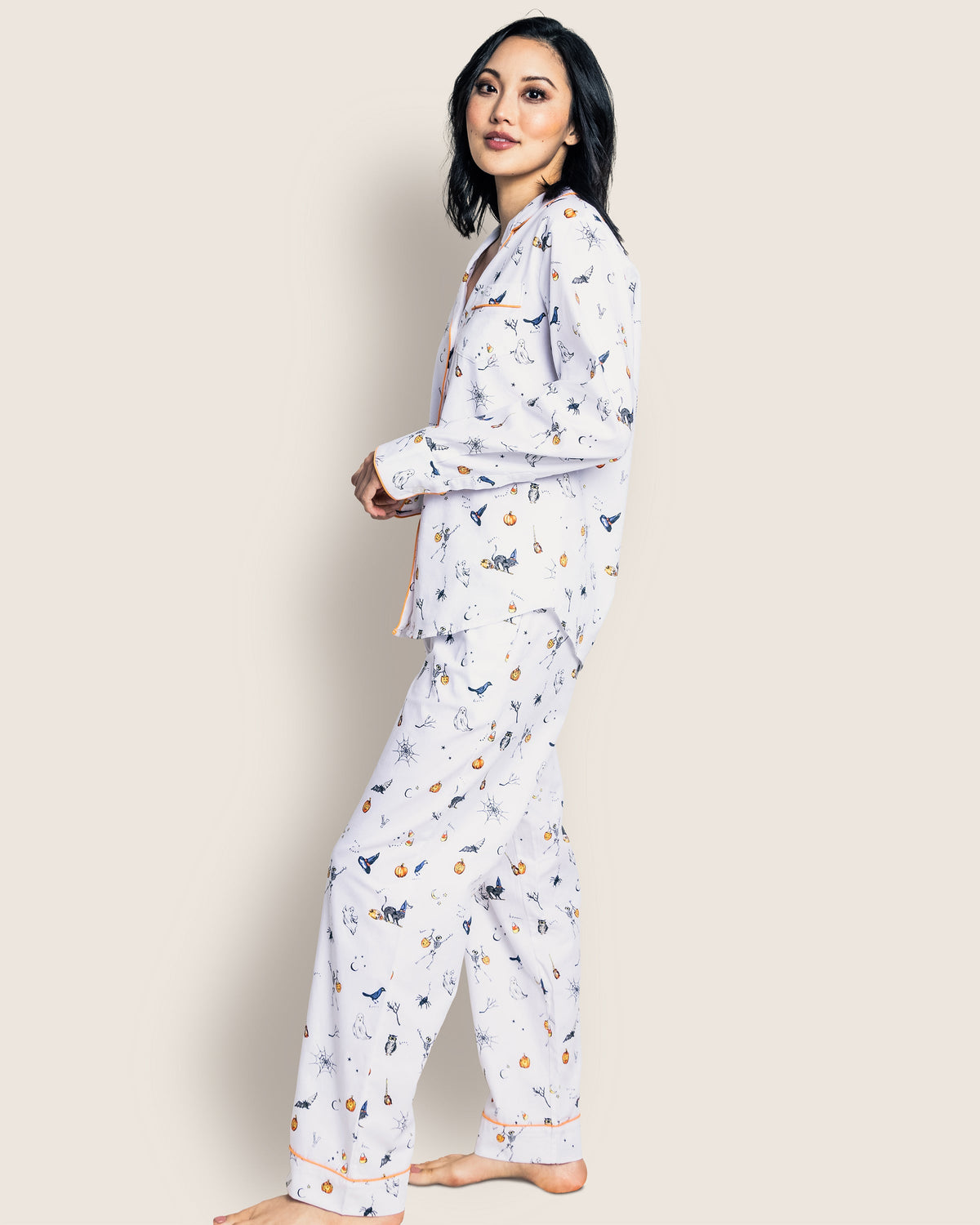 Women’s Twill Pajama Set in Trick or Treat