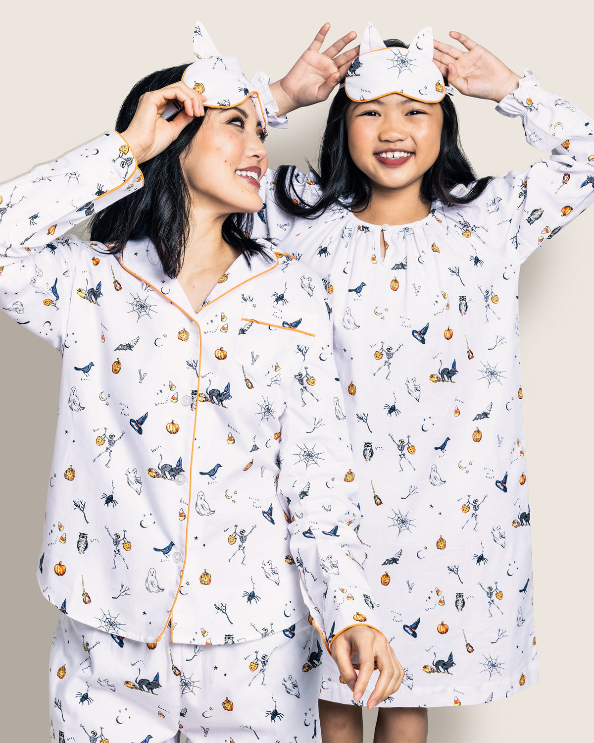 Women’s Twill Pajama Set in Trick or Treat
