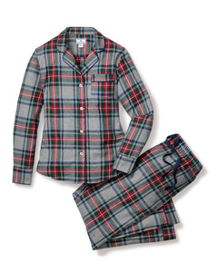 Women’s Brushed Cotton Pajama Set in Westminster Tartan