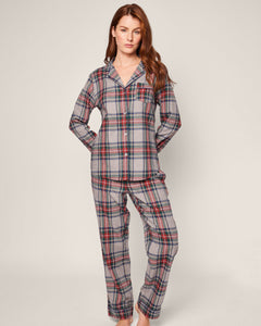 Women’s Brushed Cotton Pajama Set in Westminster Tartan
