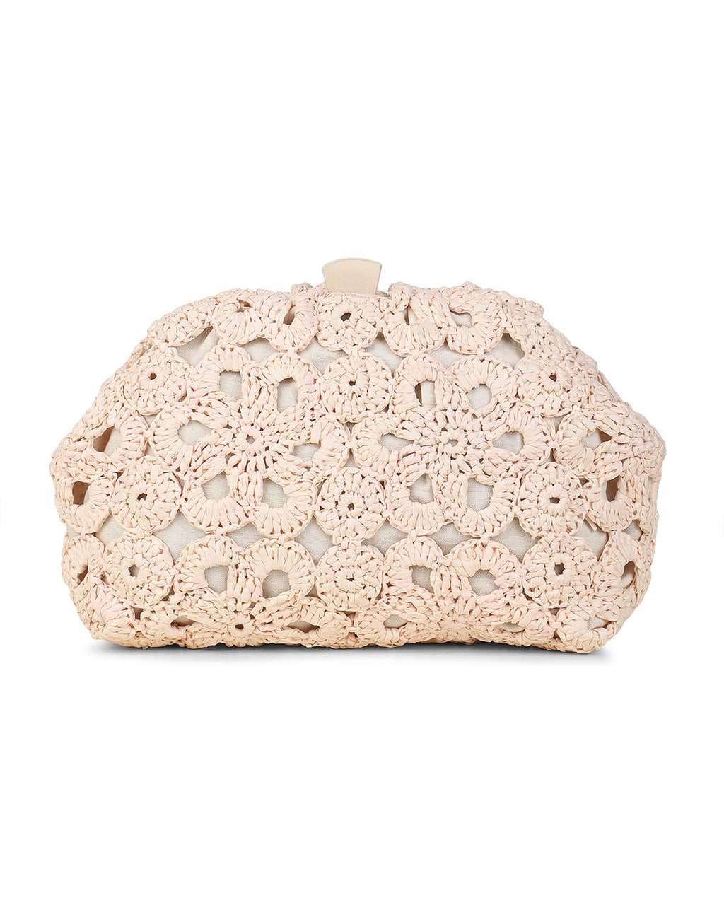 Aya Clutch in Natural/Ivory