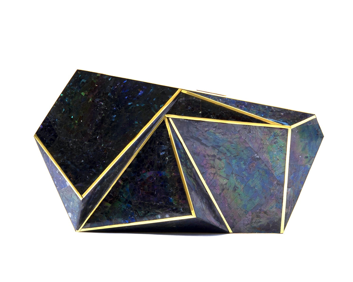 Azura Clutch in Violet