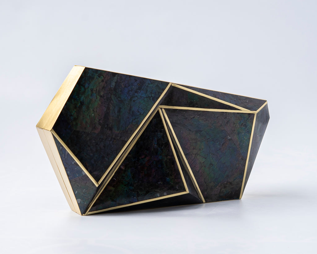 Azura Clutch in Violet