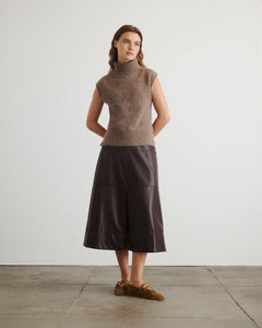 Aaron Sweater Vest in Walnut