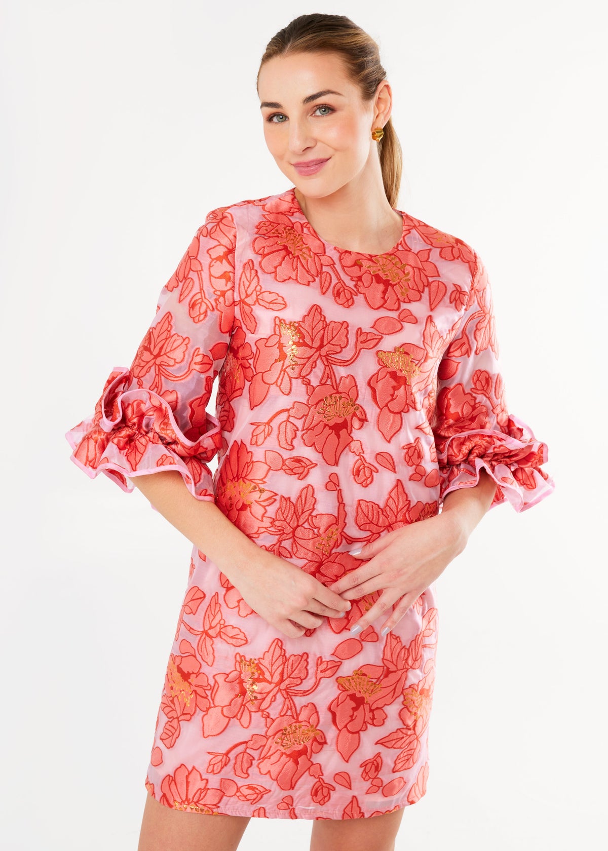 Bronwyn Dress in Rose Blossom Organza
