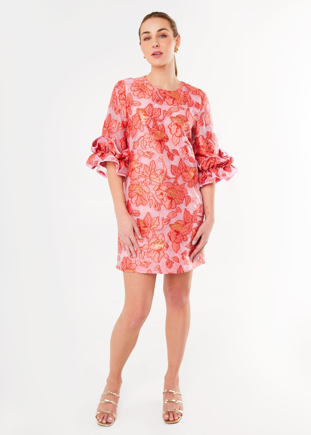 Bronwyn Dress in Rose Blossom Organza