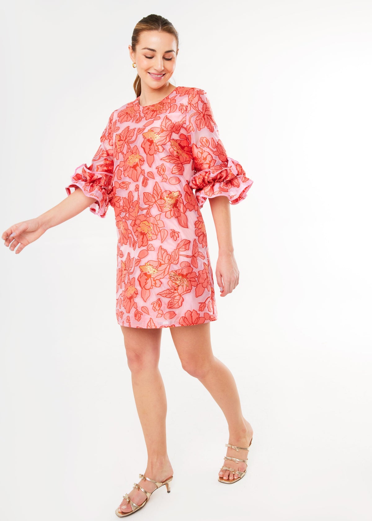 Bronwyn Dress in Rose Blossom Organza