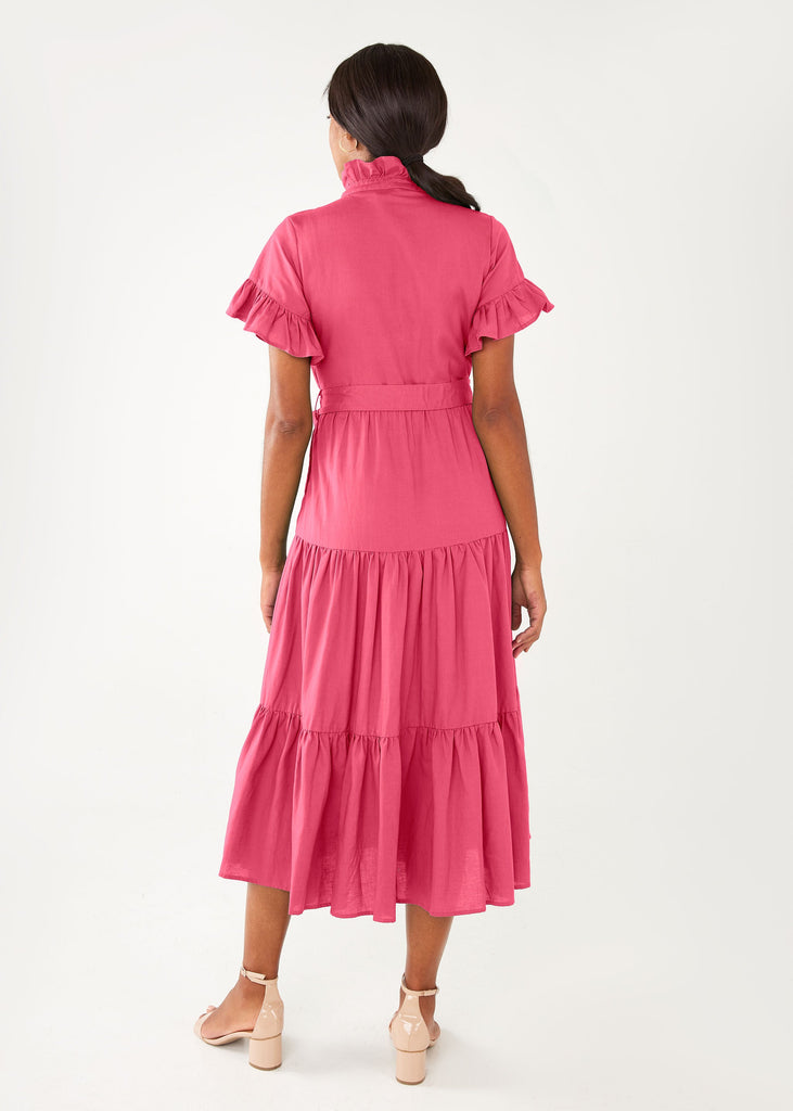 Sadie Maxi Dress Pink Linen | Over The Moon Sadie Maxi Dress Pink Linen | Over The Moon