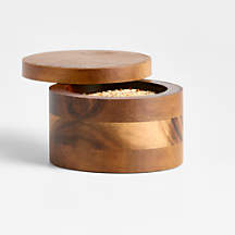 Acacia Salt Cellar