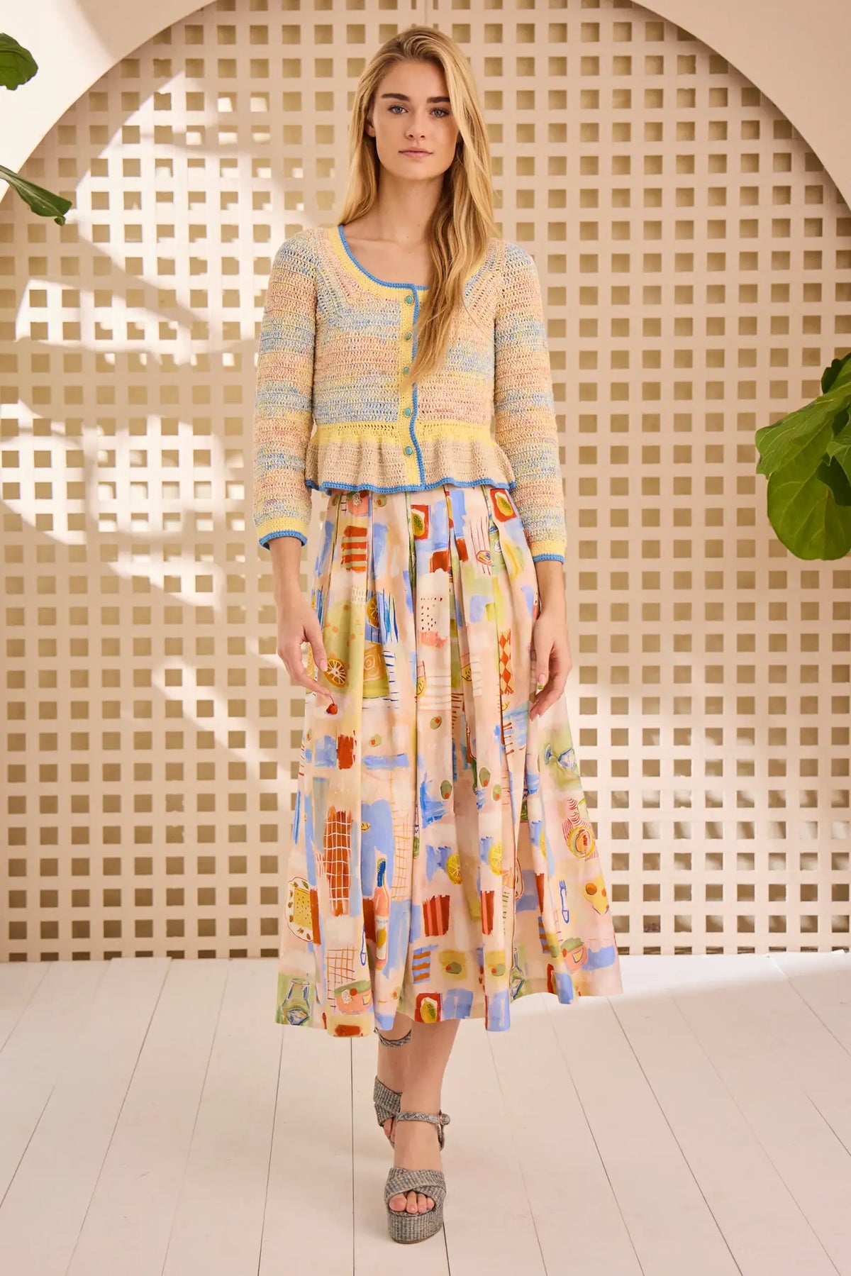 Alexis Skirt in Happy Hour