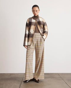 Adler Pant in Wheat/Deep Redwood Multi