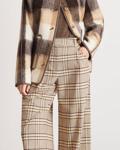 Adler Pant in Wheat/Deep Redwood Multi