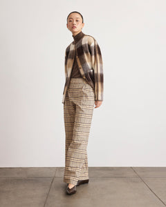 Adler Pant in Wheat/Deep Redwood Multi