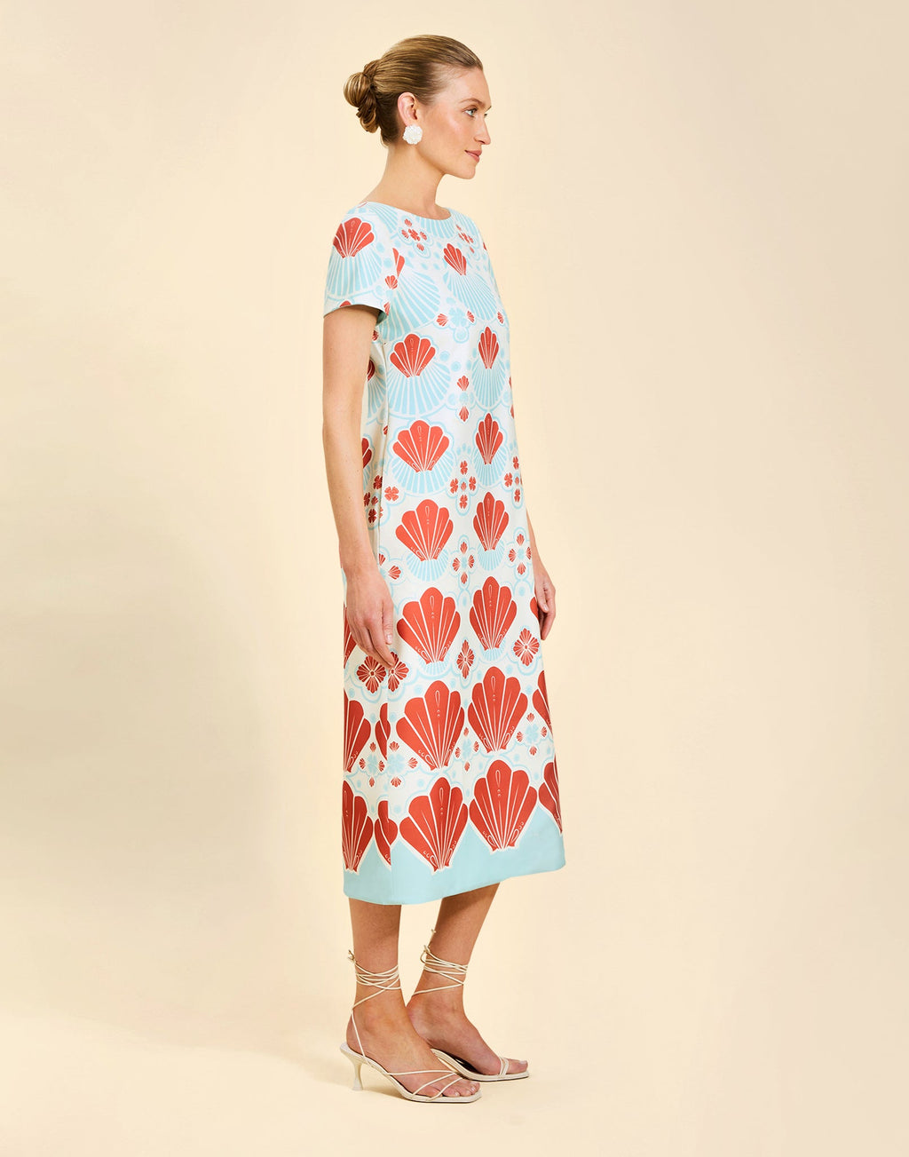 Adria Convertible Midi Dress in Marina Breeze