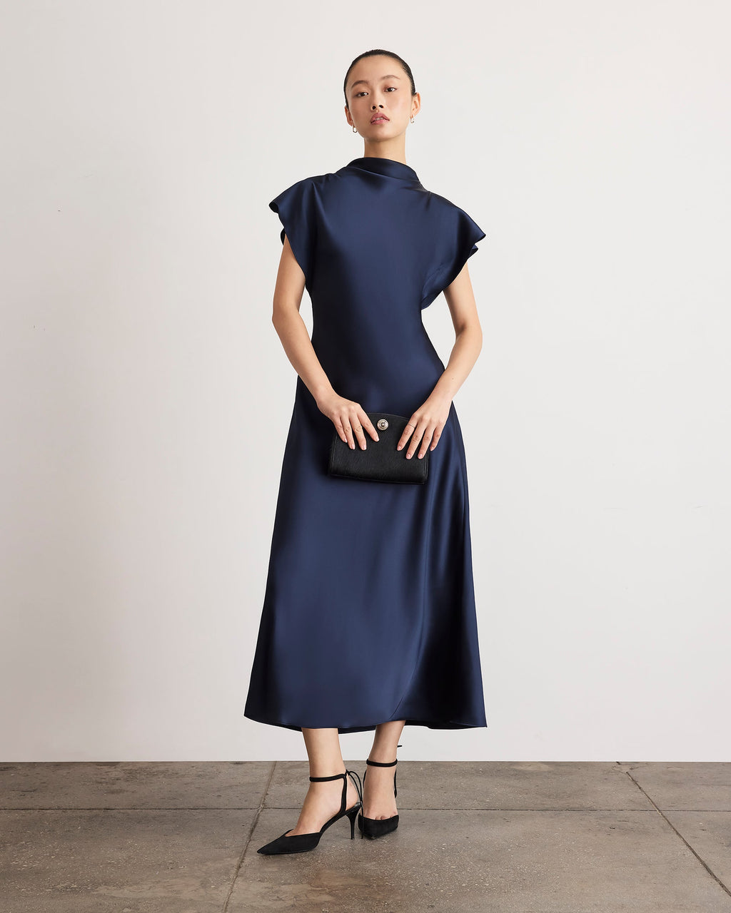 Adrien Dress in Anthracite