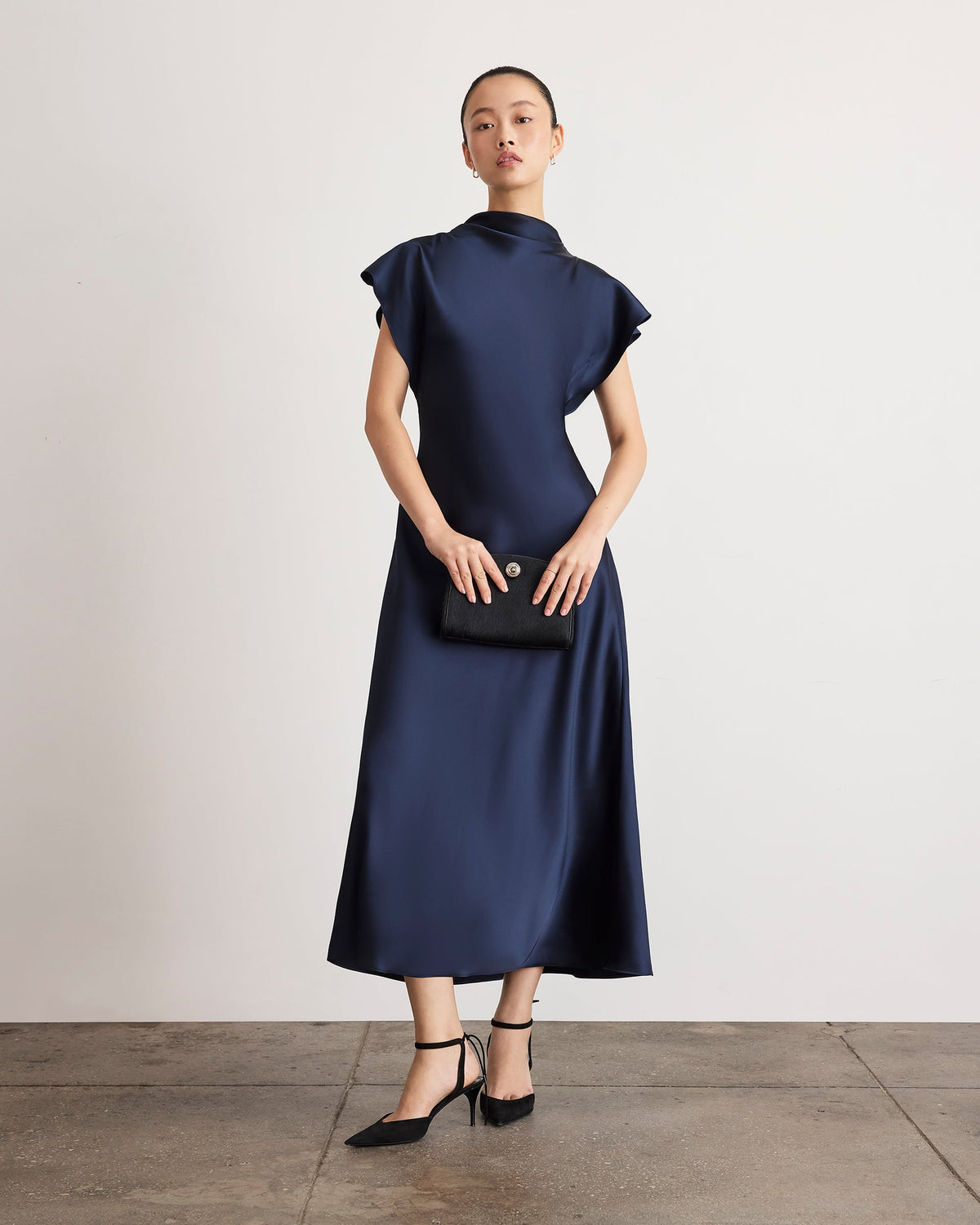 Adrien Dress in Anthracite