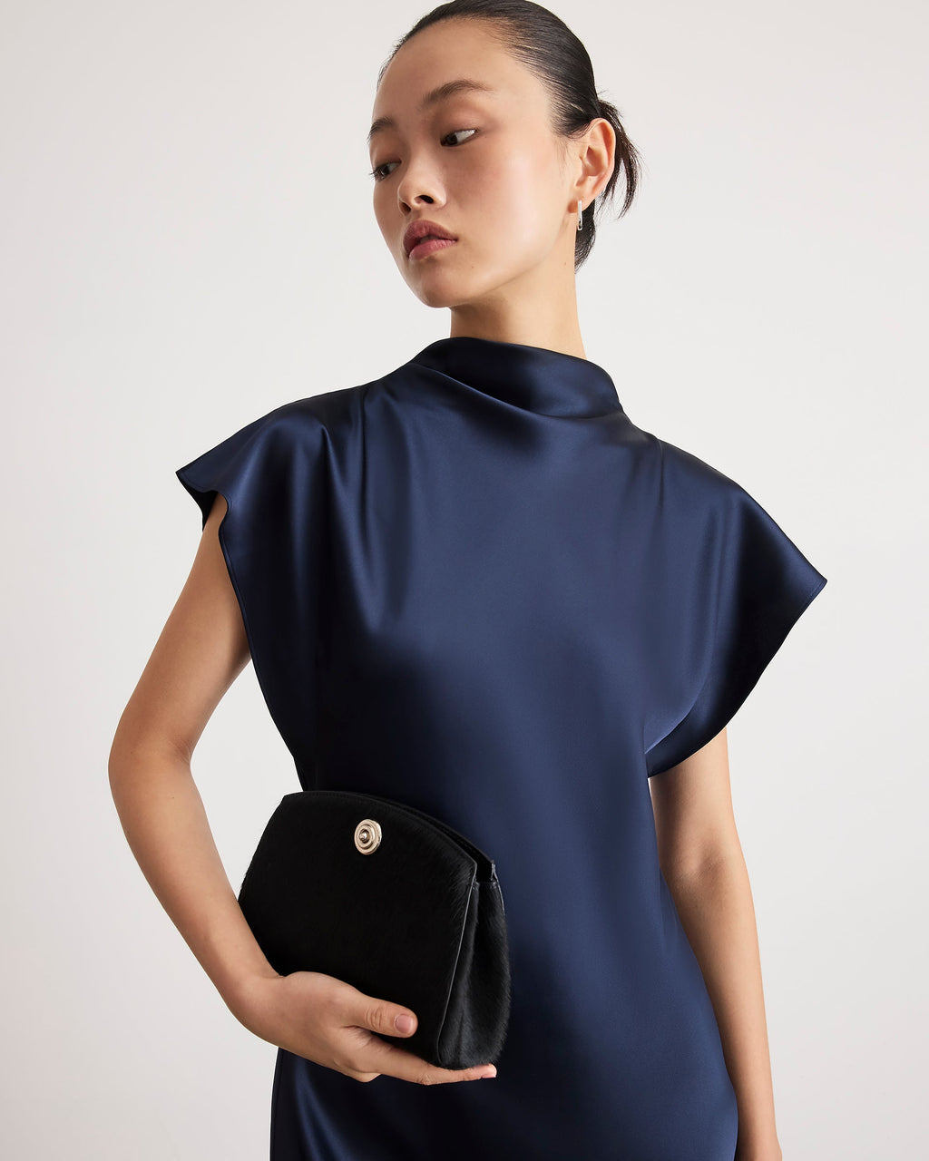 Adrien Dress in Anthracite