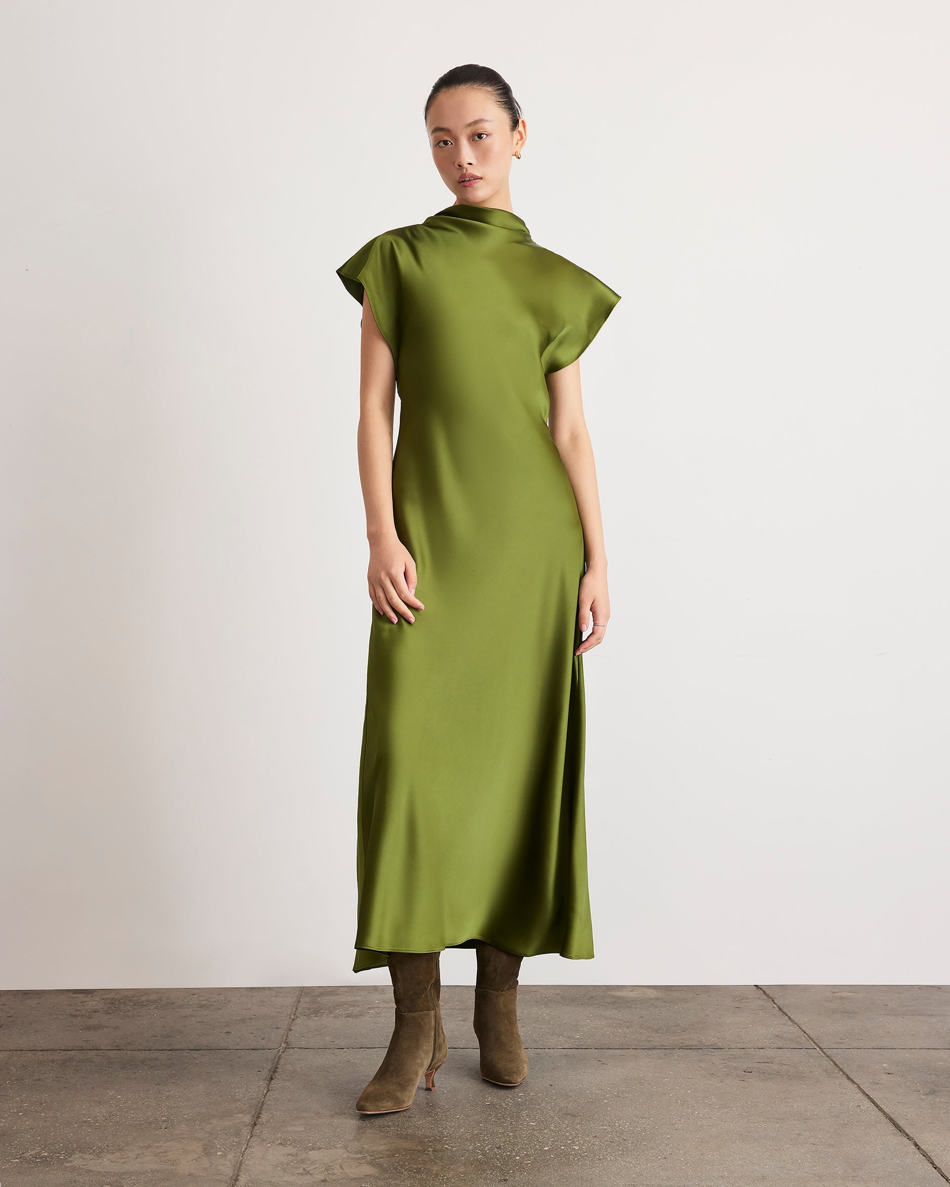 Adrien Dress in Sprout