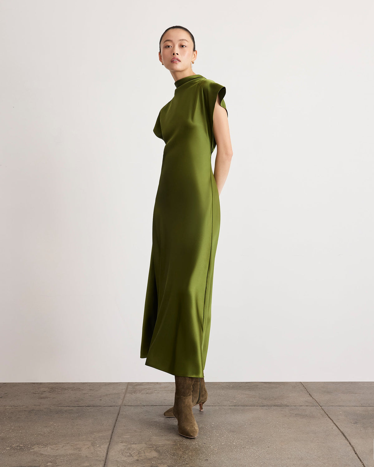 Adrien Dress in Sprout