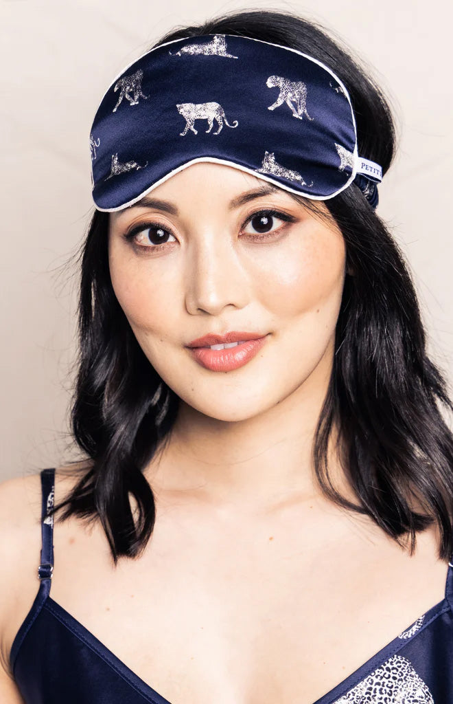 Adult’s Silk Sleep Mask in Panthère de Nuit