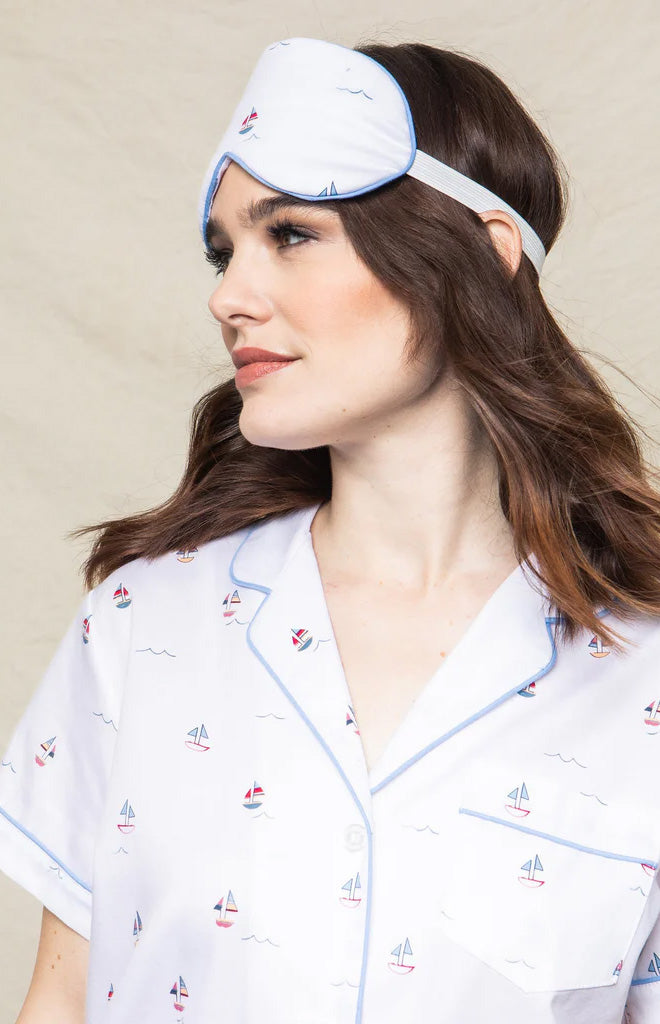 Adult’s Twill Sleep Mask in Bateau