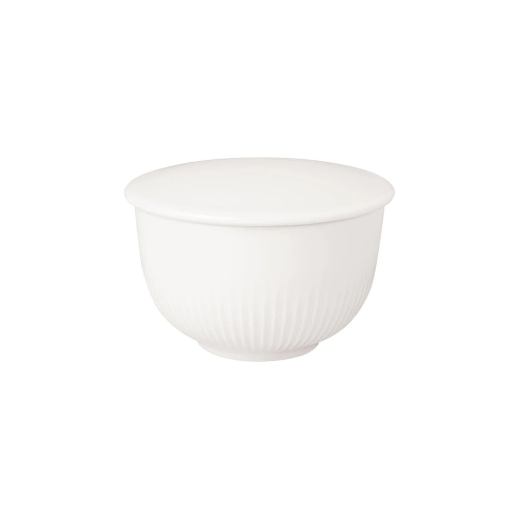 Afina Covered Sugar Bowl in White