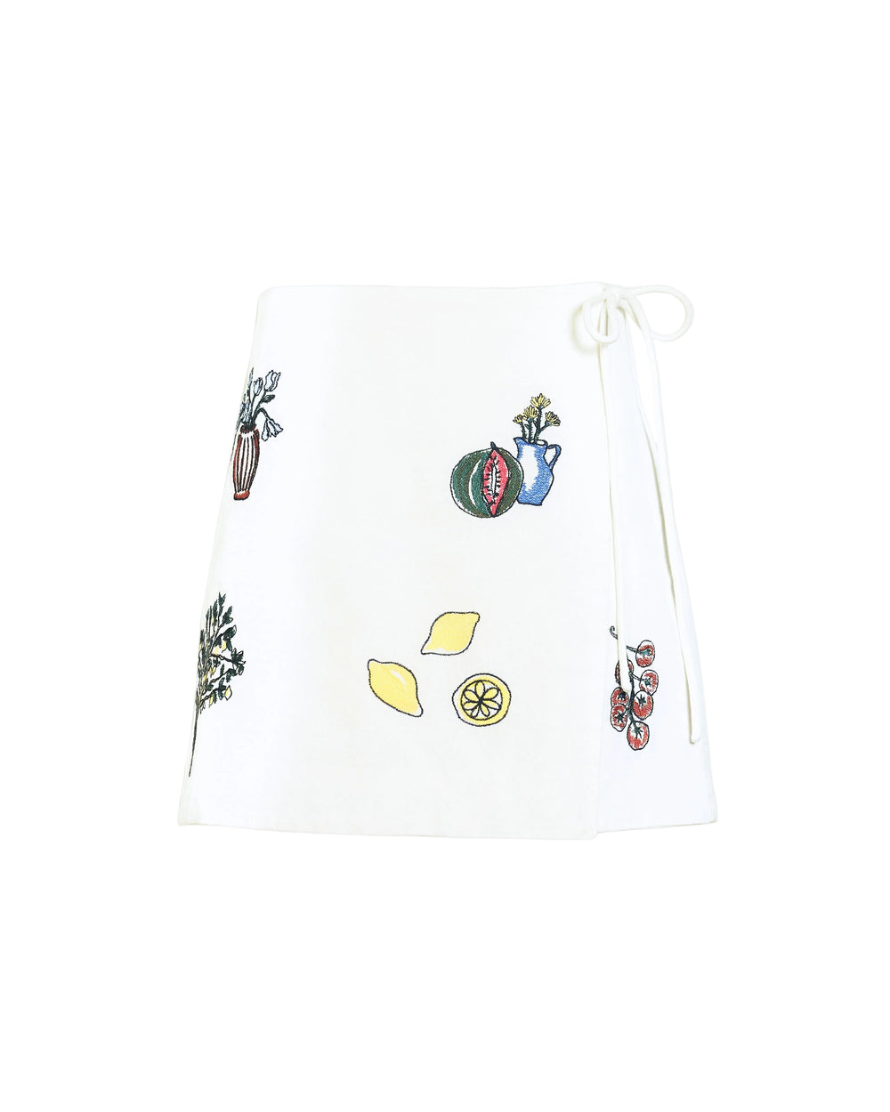 Agnes Skirt in Optic White