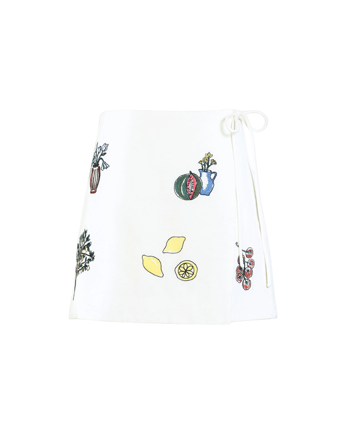 Agnes Skirt in Optic White