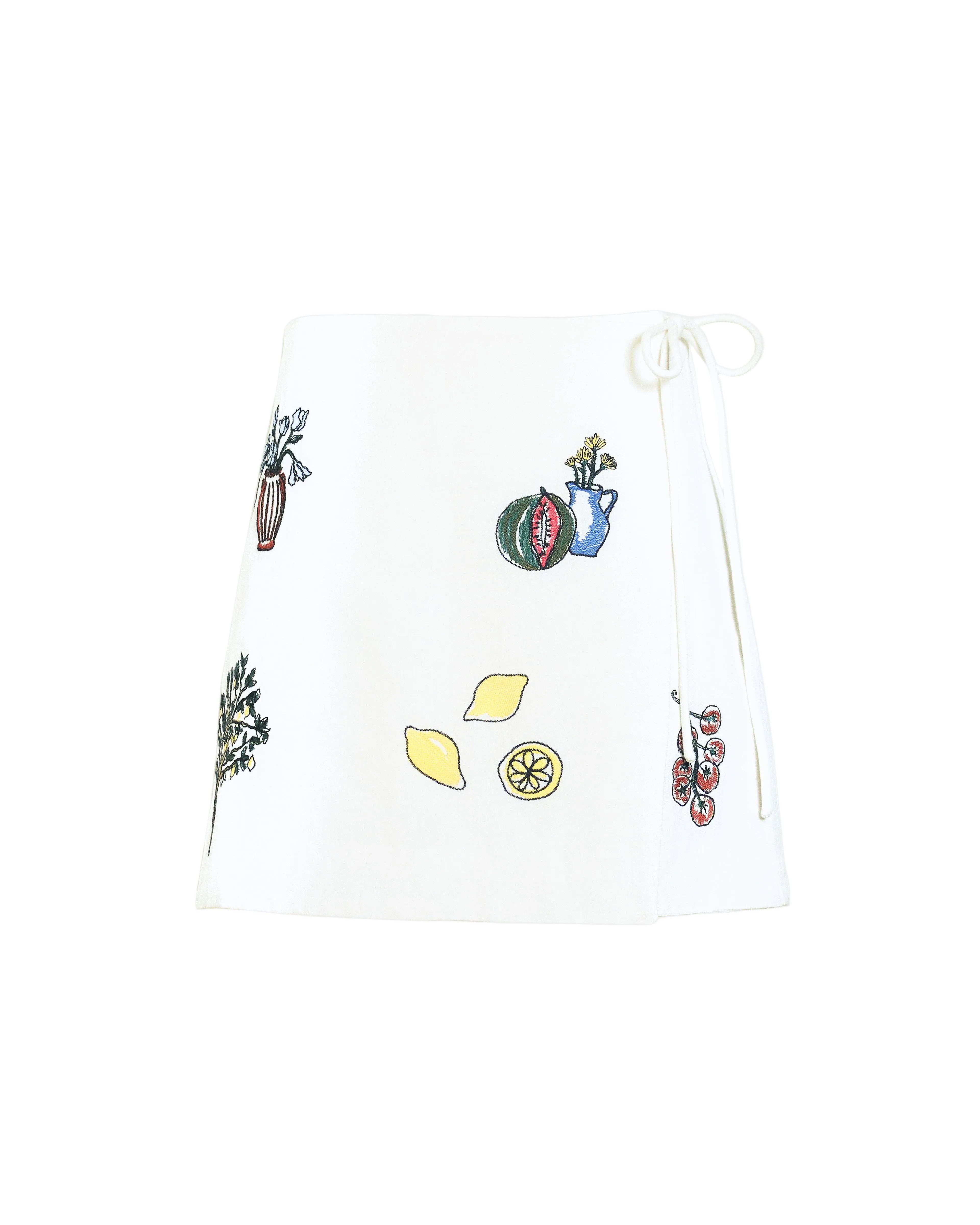 Agnes Skirt in Optic White