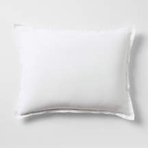 Aire Natural European Linen Crisp White Standard Bed Pillow Sham