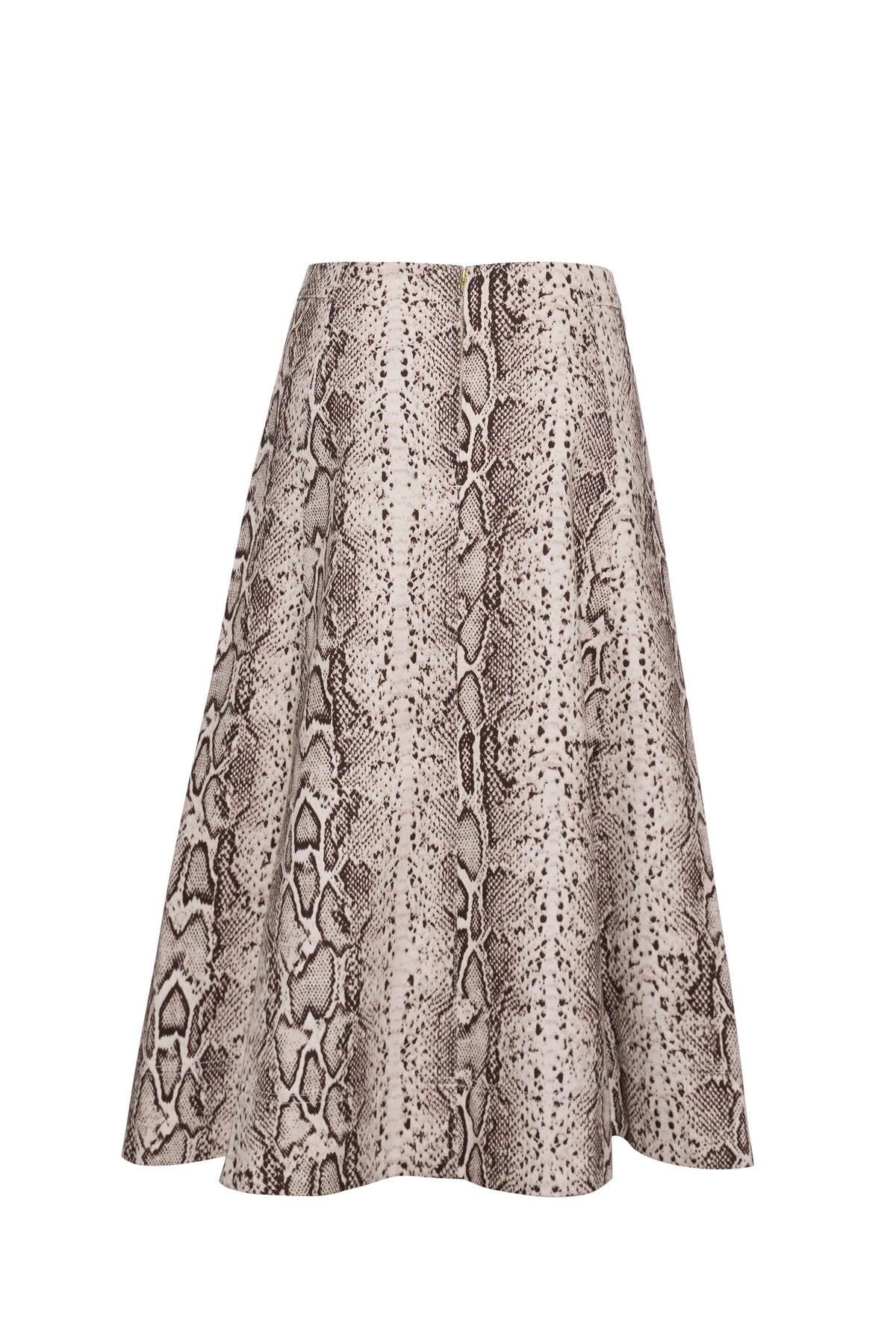 Aisha Skirt in Classic Snake Grey