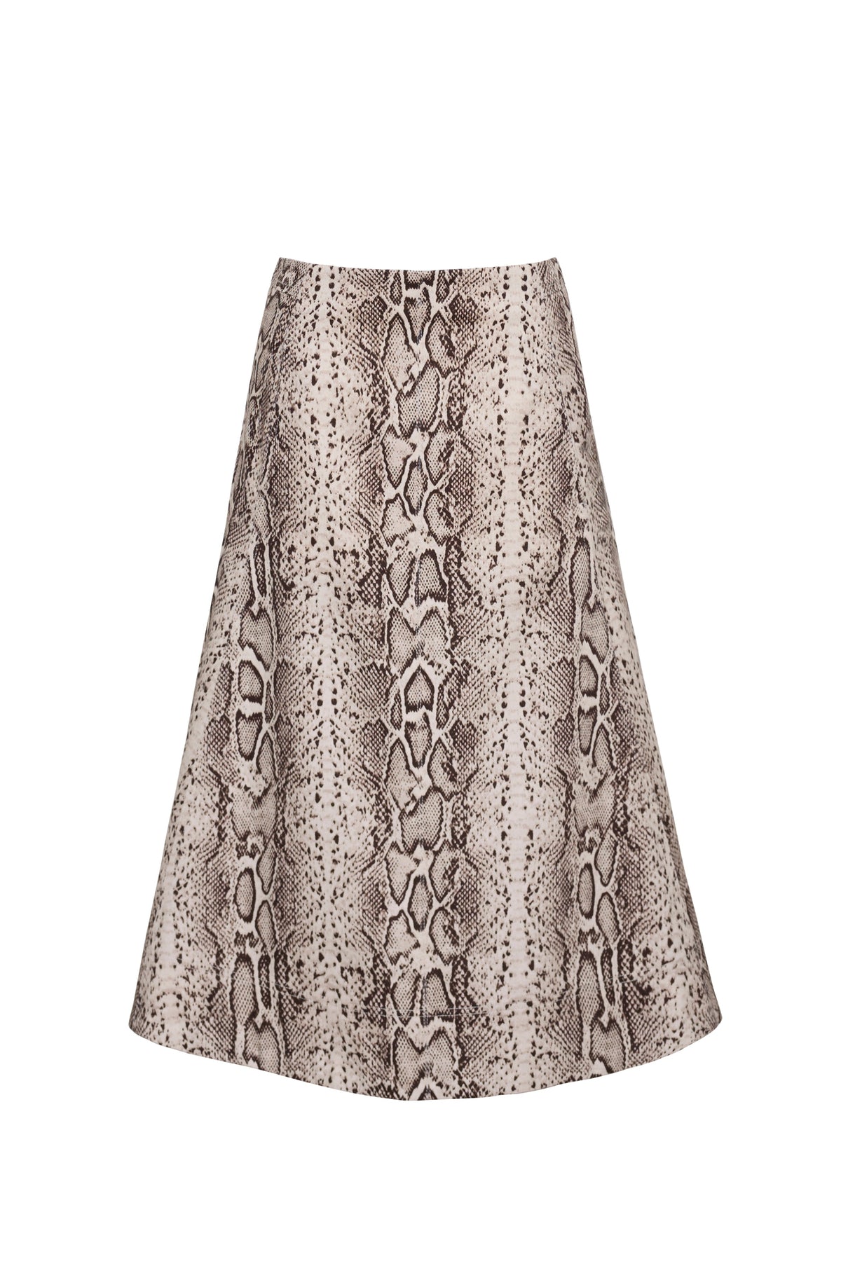 Aisha Skirt in Classic Snake Grey