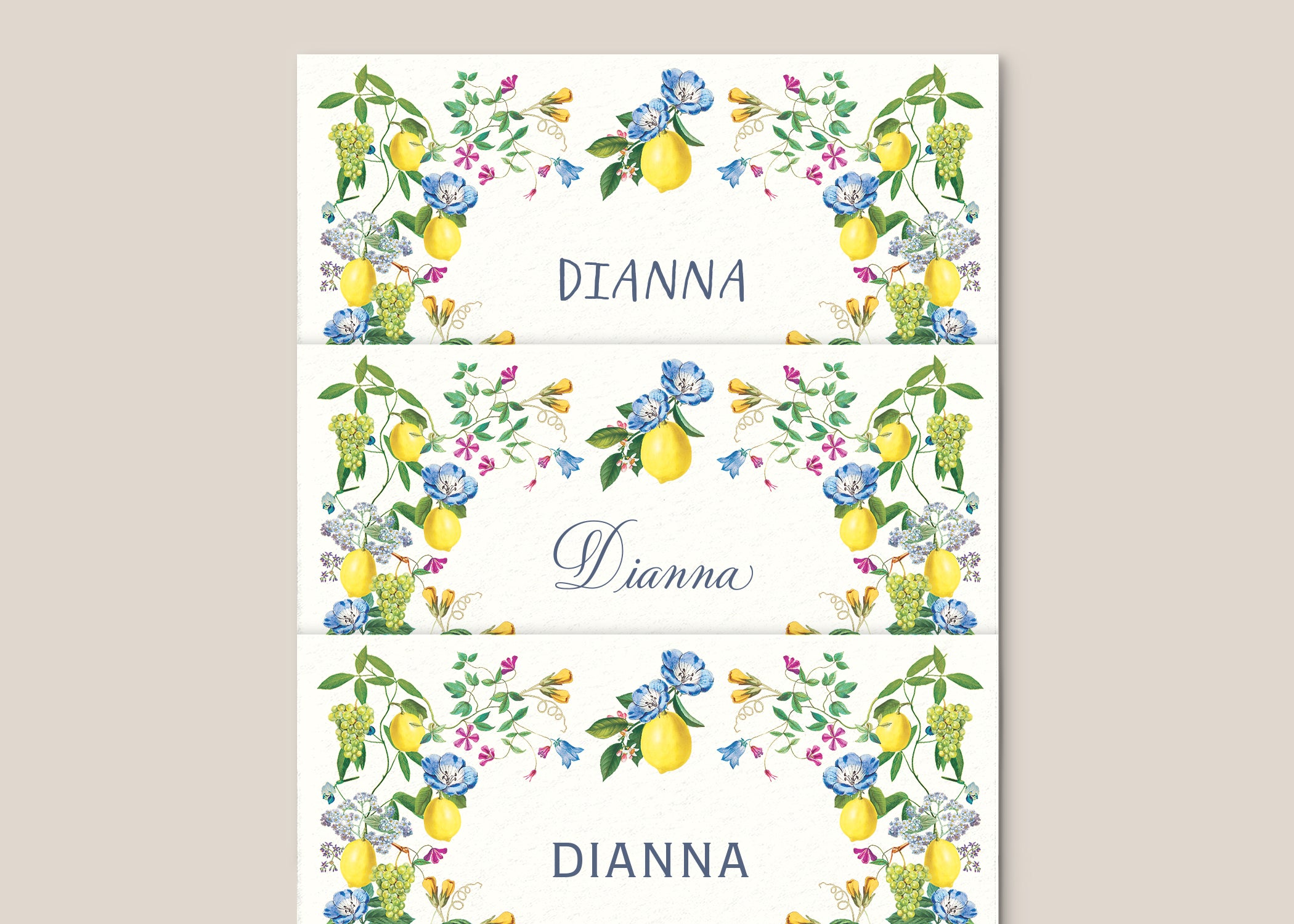 Al Fresco Place Cards