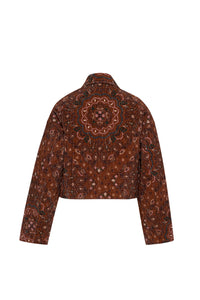 Alejandro Jacket in Bandana Camel