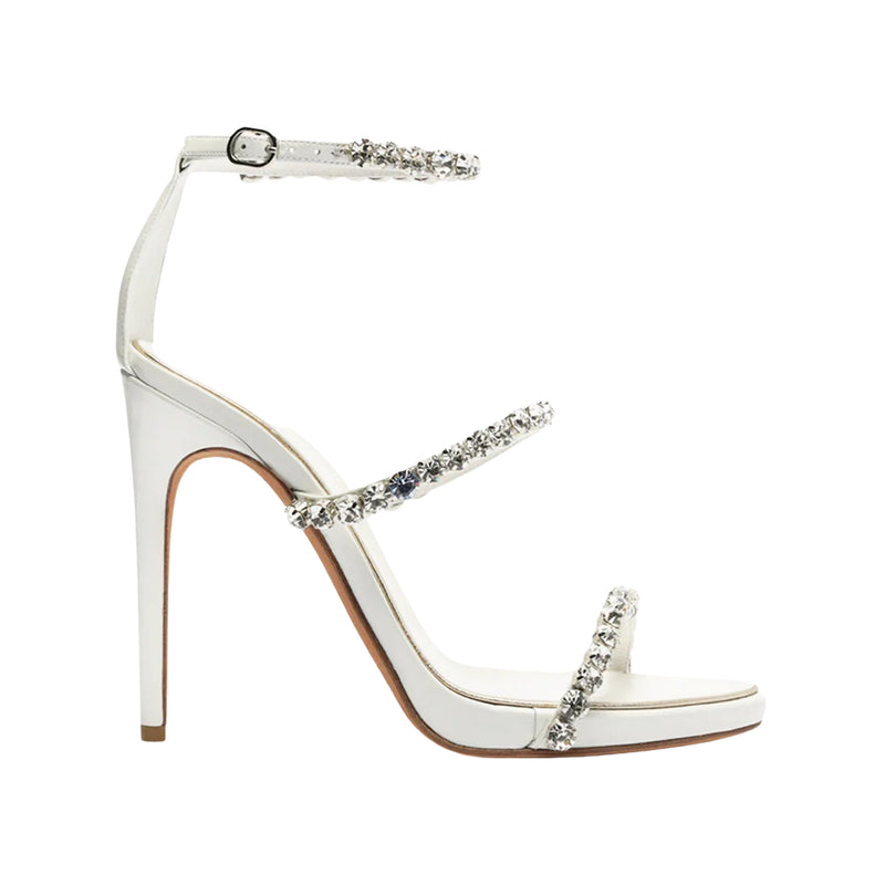 Alexa Bridal 100 in White & Crystal