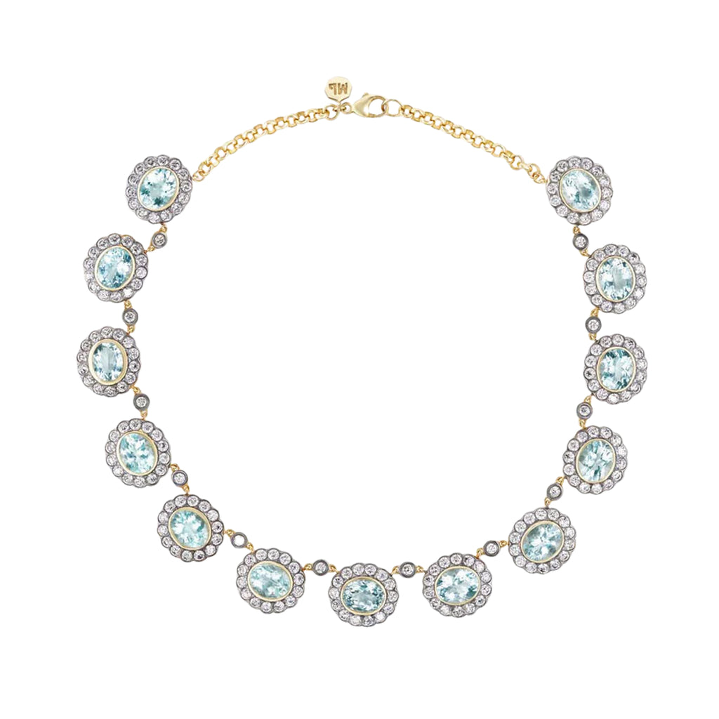 Alexandra Necklace Aquamarine