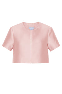 Audrey Silk and Wool Short Sleeve Jacket