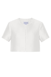 Audrey Silk and Wool Short Sleeve Jacket