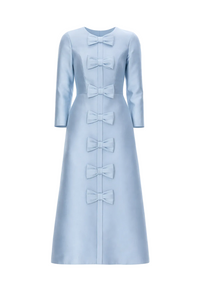 Valentina Silk and Wool Midi Dress