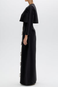 Carolyn Silk and Wool Long Sleeve Jacket
