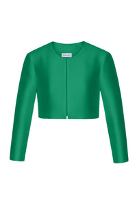 Carolyn Silk and Wool Long Sleeve Jacket