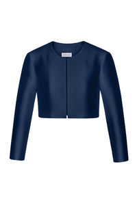 Carolyn Silk and Wool Long Sleeve Jacket