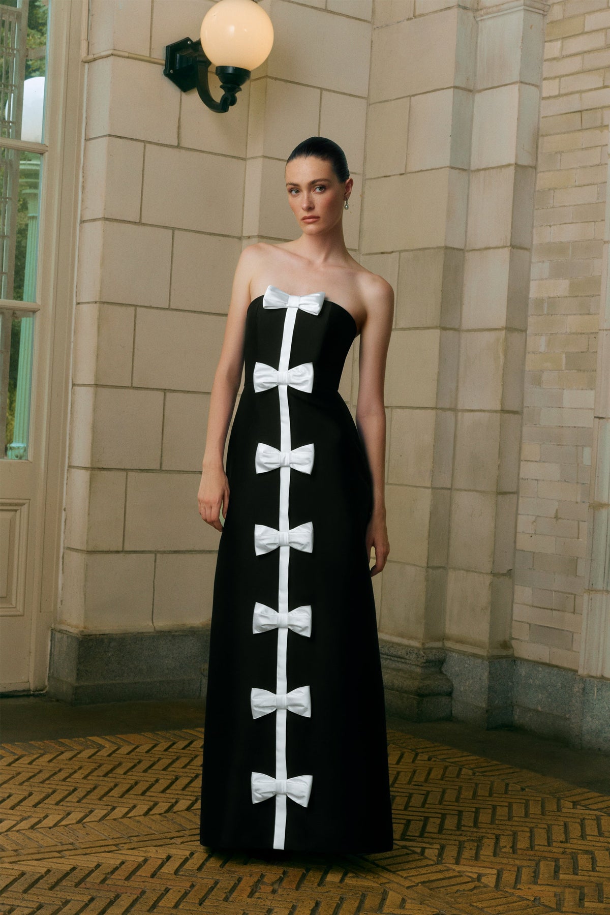 Chloe Silk and Wool A-Line Gown