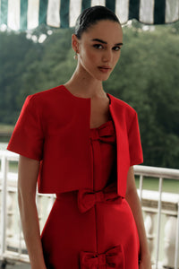 Chloe Silk and Wool A-Line Gown