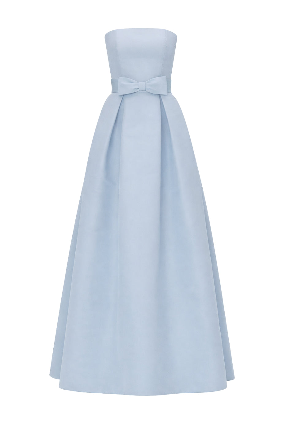 Alice Silk Faille Full Gown with Bow Belt