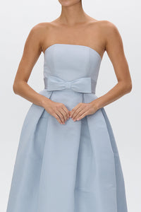 Alice Silk Faille Full Gown with Bow Belt